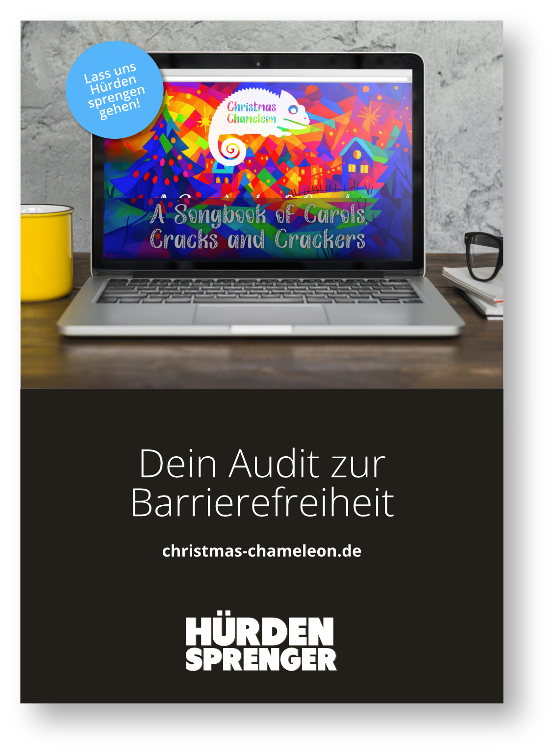 Beispielaudit: Cover des Barrierefreiheits-Reports als PDF